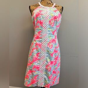 Lilly Pulitzer Sasha Shift Lobster Print Dress
